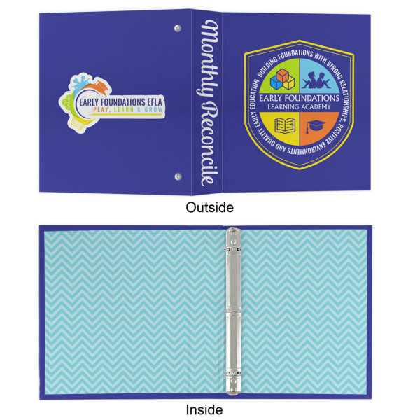 Custom Design - 3 Ring Binders - Full Wrap - 1" - Approval