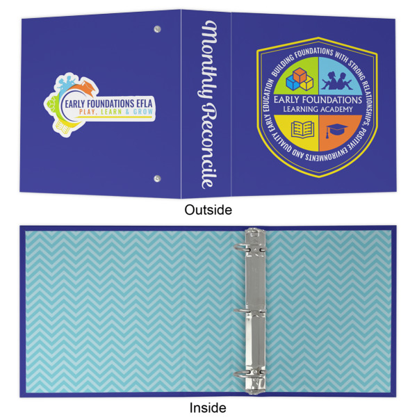 Custom Design - 3 Ring Binders - Full Wrap - 2" - Approval