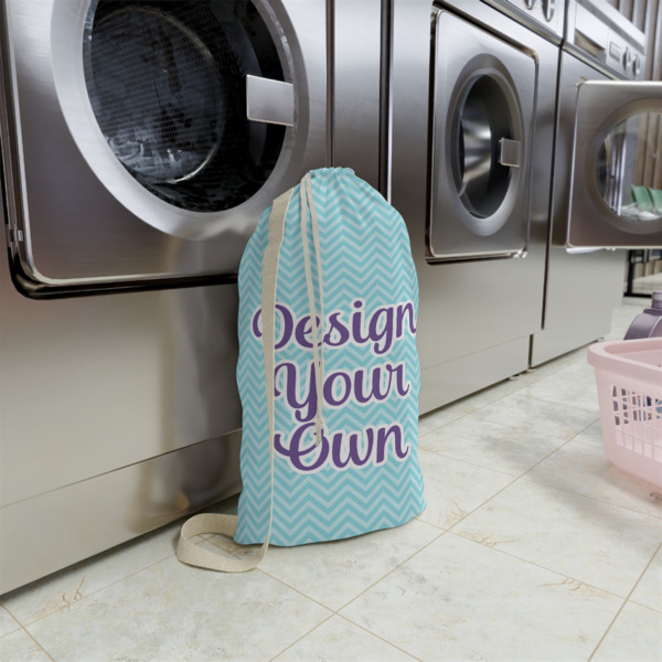 Custom Design - Small Landry Bag - In Context