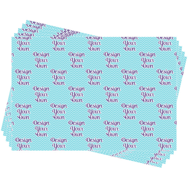 Custom Design - Wrapping Paper - Front & Back - Sheets Stack