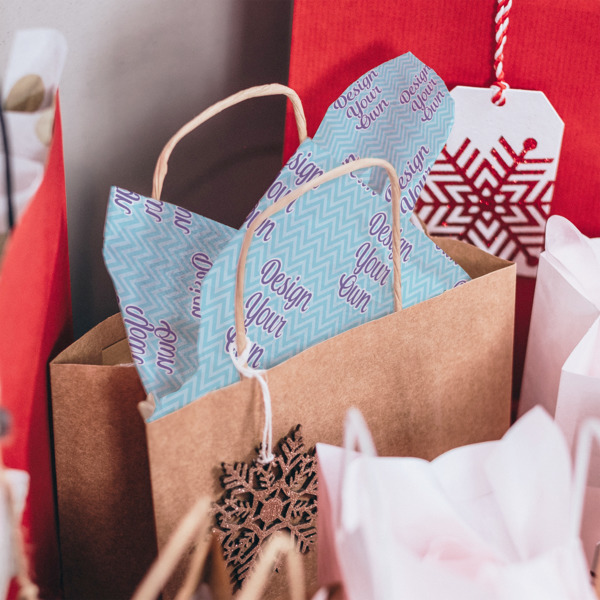 Custom Design - Tissue Paper - In Gift Bag