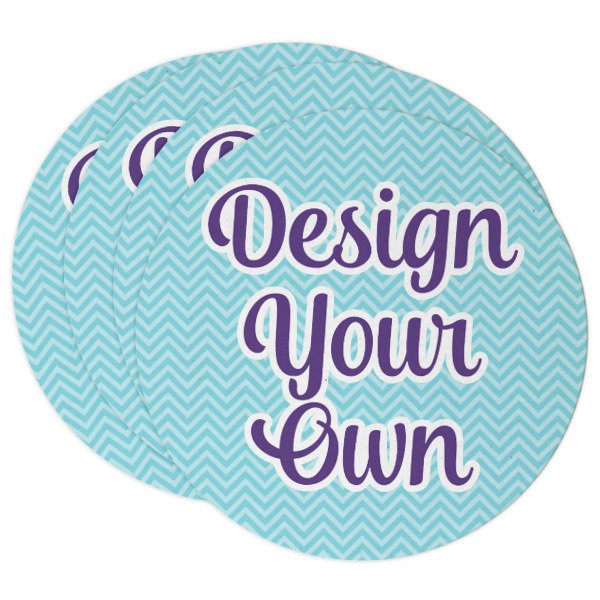 Custom Design Your Own Round Paper Coasters