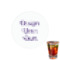 Design Your Own Printed Drink Topper - 1.5"