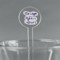 Design Your Own 7" Round Plastic Stir Sticks - Clear