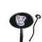 Design Your Own 7" Oval Plastic Stir Sticks - Black - Single-Sided