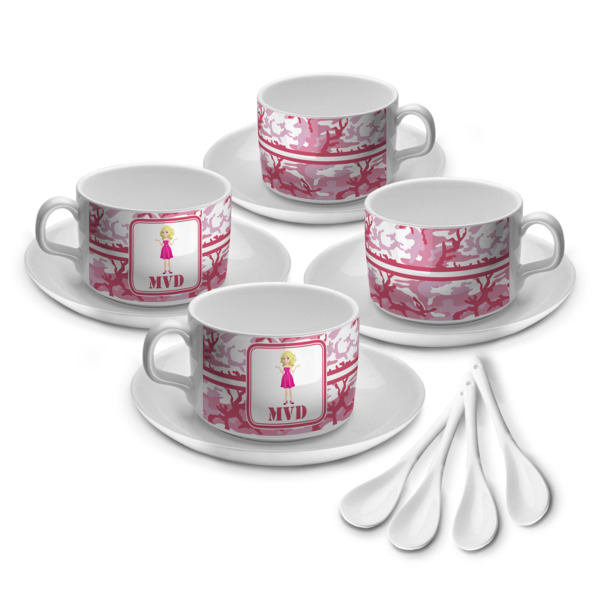 Custom Design - Tea Cup - Set of 4