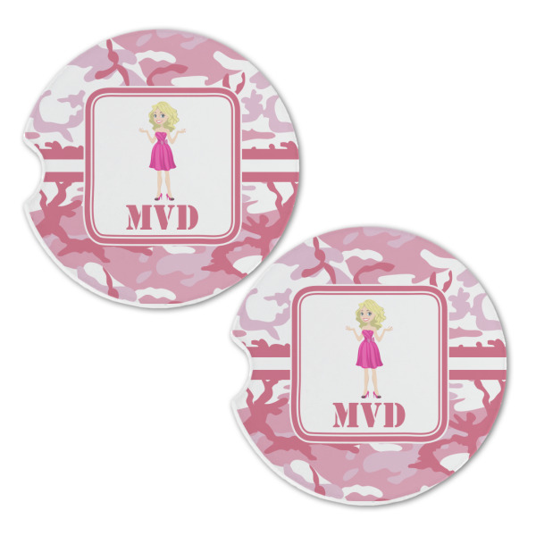 Custom Design - Sandstone Car Coasters - Set of 2