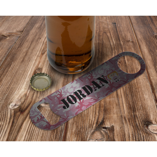 Custom Design - Bottle Opener - In Use