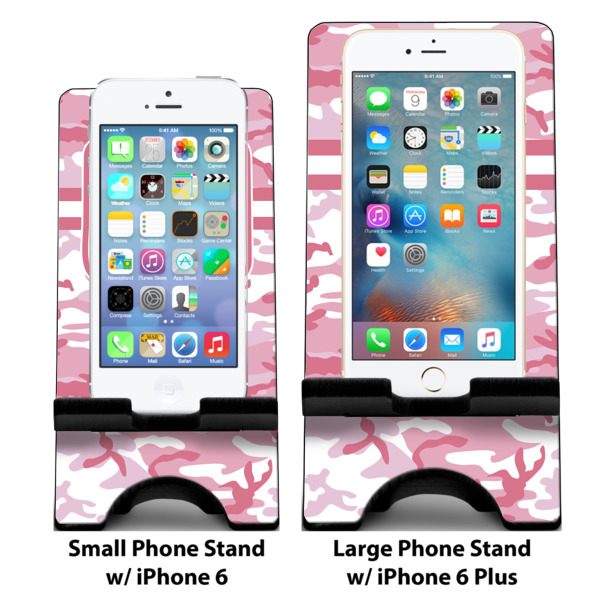 Custom Design - Compare Phone Stand Sizes - with iPhones