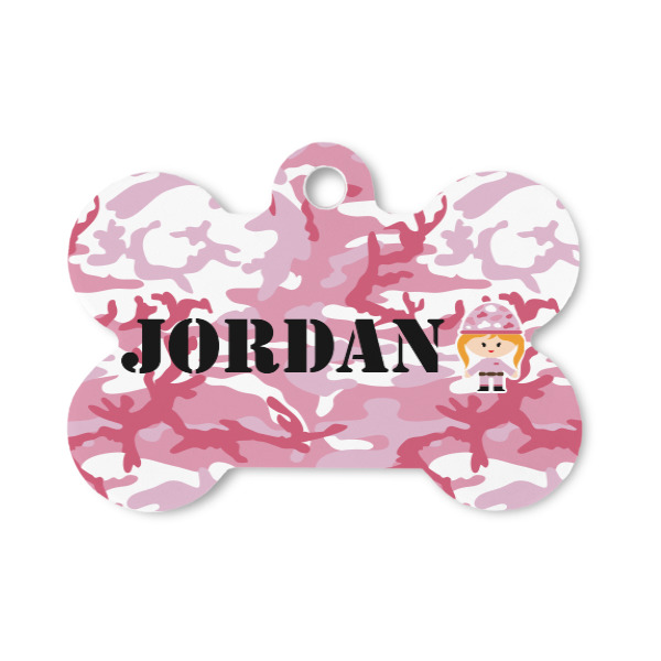 Custom Design Your Own Bone Shaped Dog ID Tag - Small