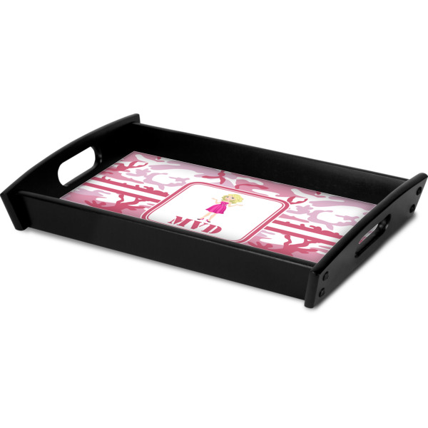 Custom Design - Serving Tray Black - Corner