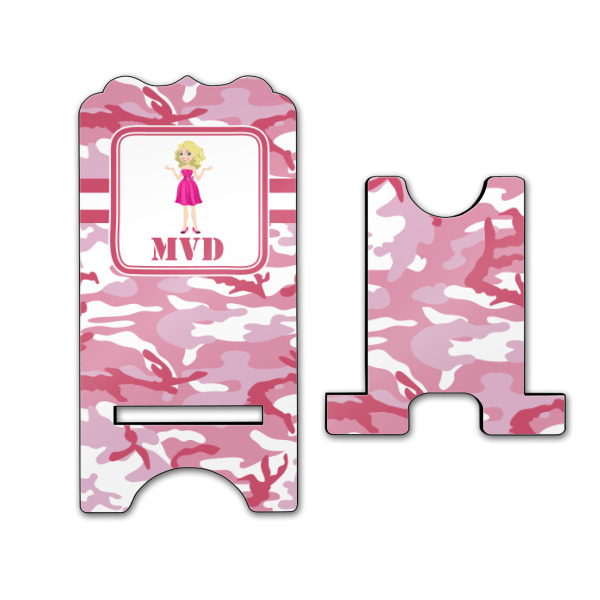 Custom Design - Stylized Phone Stand - Front & Back - Large