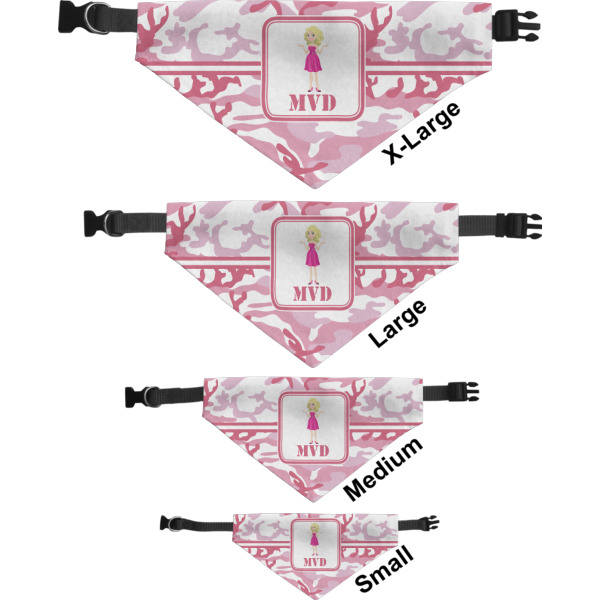 Custom Design - Pet Bandana Sizes