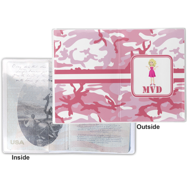 Custom Design - Vinyl Passport Holder - Flat Front and Back