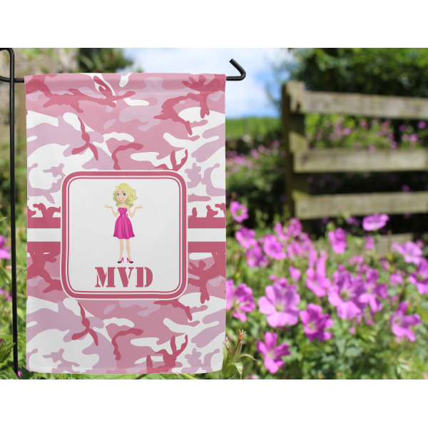 Custom Design - Garden Flag - Outside In Flowers