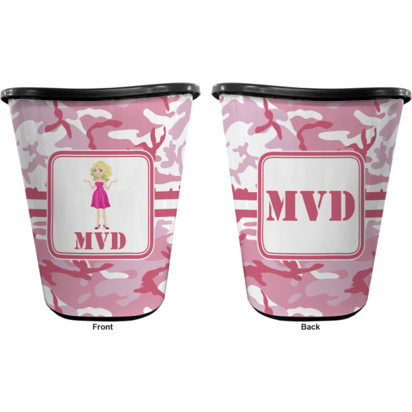 Custom Design - Waste Basket - Black - Double Sided - Approval