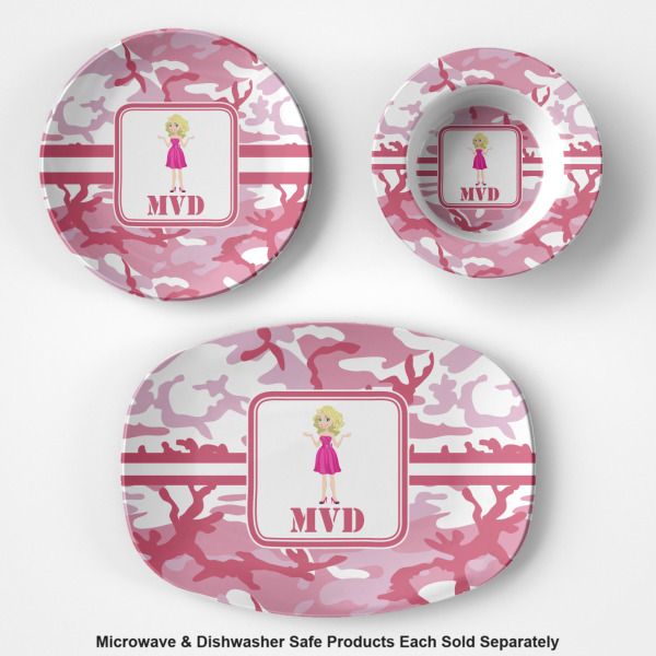 Custom Design - Microwave Safe Composite Polymer Plastic Dishware - Group