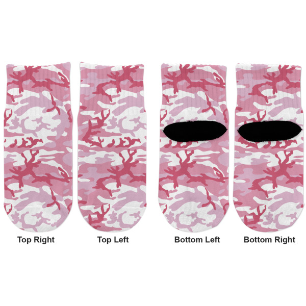 Custom Design - Toddler Ankle Socks - Double Pair - Front and Back - Apvl