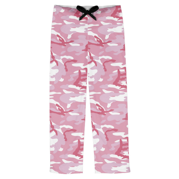 Custom Pink Camo Mens Pajama Pants