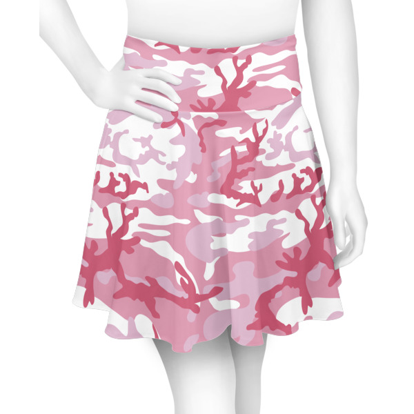 Custom Pink Camo Skater Skirt