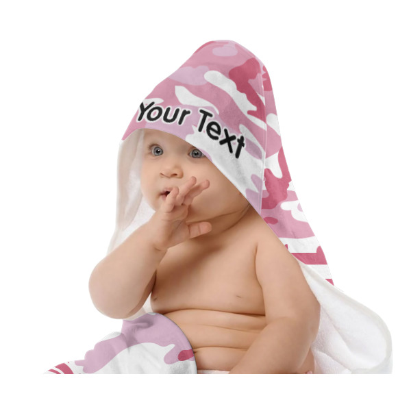 Custom Design - Baby Hooded Towel on Child