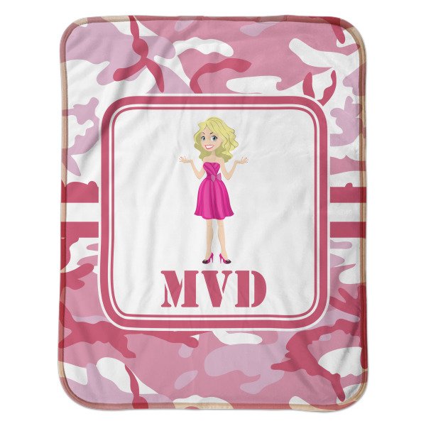 Custom Design - Baby Sherpa Blanket - Flat