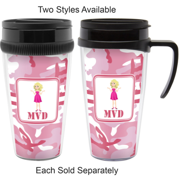 Custom Design - Acrylic Travel Mugs - With & Without Handle