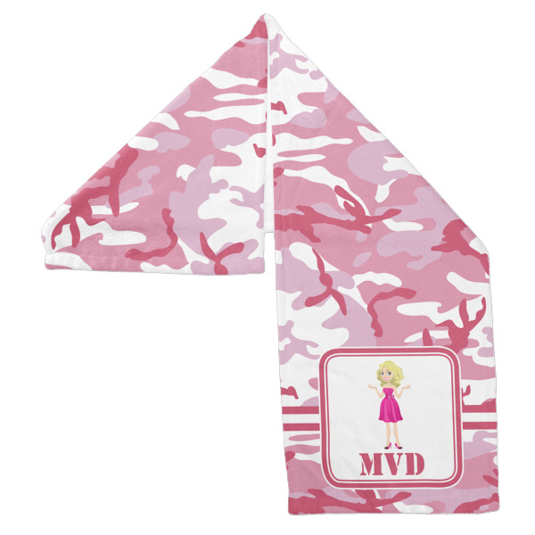 Custom Design - Sports Towel Folded - Both Sides Showing