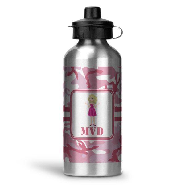 Custom Design Your Own Water Bottles - 20 oz - Aluminum