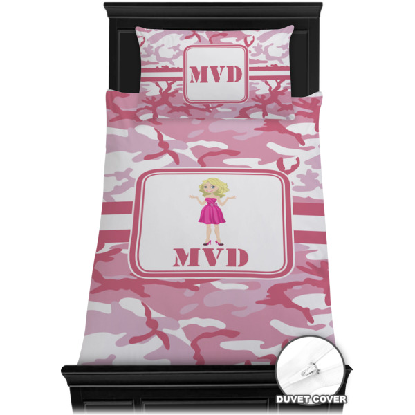 Custom Design - Bedding Set - Twin XL - Duvet - On Bed