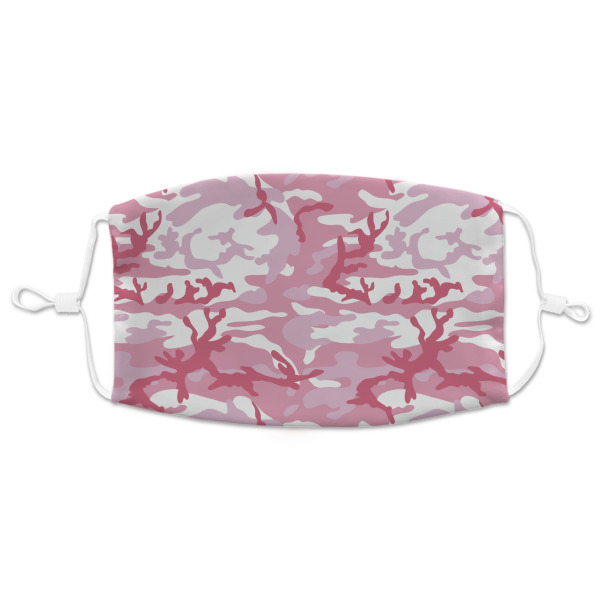 Custom Pink Camo Adult Cloth Face Mask - XLarge