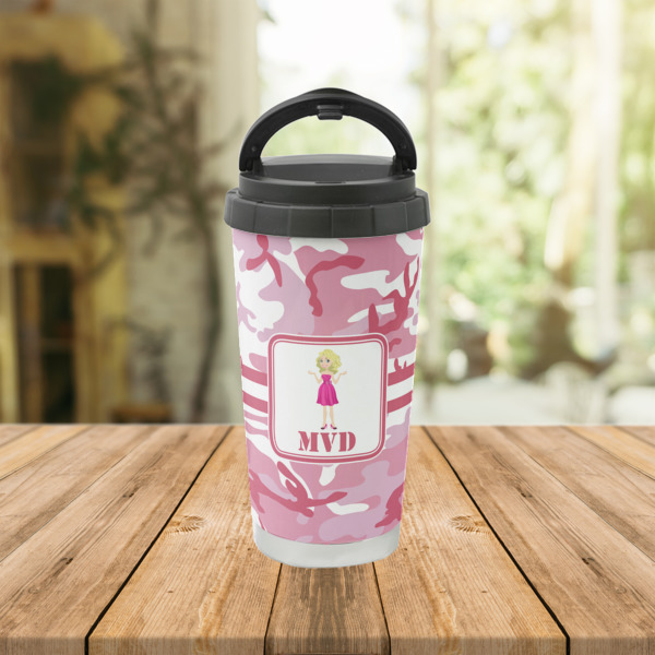 Custom Design - Stainless Steel Travel Cup - Lifestyle