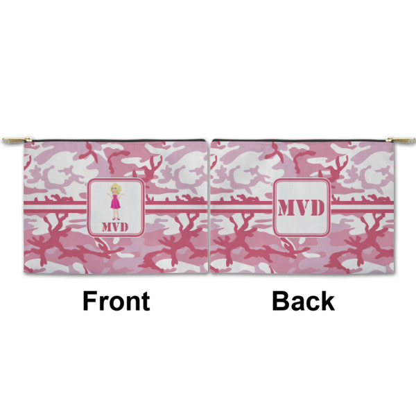 Custom Design - Small Zipper Pouch Approval (Front and Back)