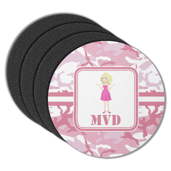 Custom Design - Round Coaster Rubber Back - Main