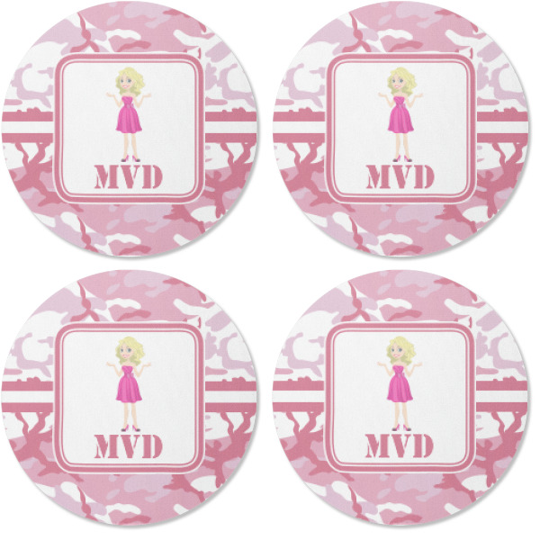 Custom Design - Coaster Round Rubber Back - Apvl