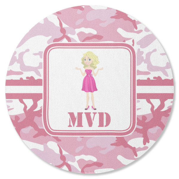 Custom Design - Round Coaster Rubber Back - Single