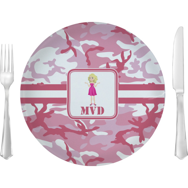 Custom Design Your Own 10" Glass Lunch / Dinner Plate