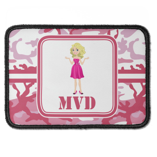 Custom Design - Iron On Patch - Rectangle - Front