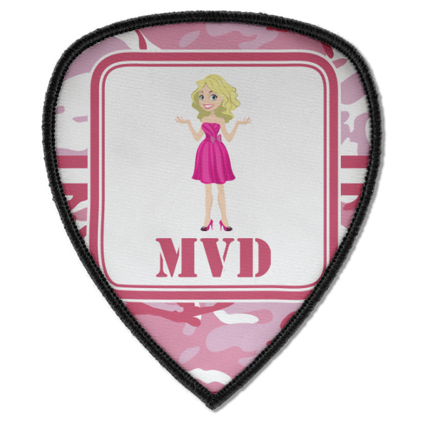 Custom Design - Iron On Patch - Shield - Style A - Front