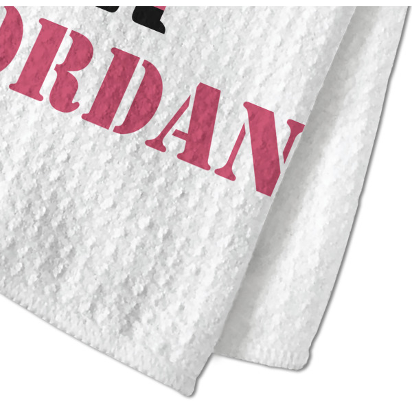 Custom Design - Waffle Weave Towel - Closeup of Material Image