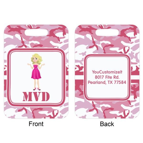 Custom Design - Metal Luggage Tag - Approval