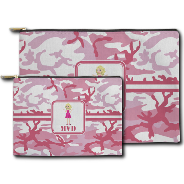 Custom Design - Zippered Pouches - Size Comparison