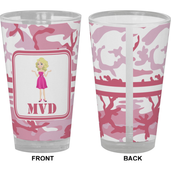 Custom Design - Pint Glass - Full Color - Front & Back Views