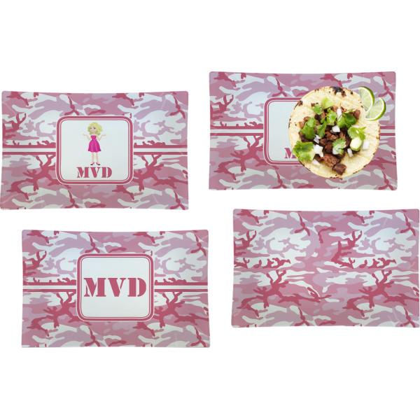 Custom Design - Set of Rectangular Dinner Plates