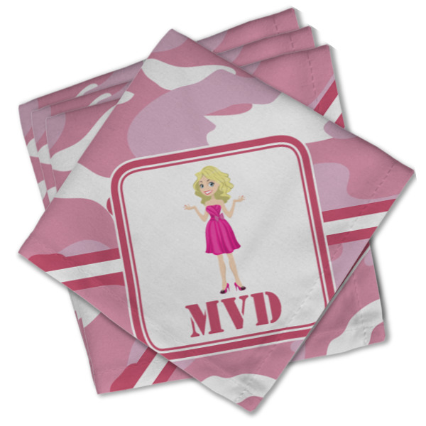 Custom Design - Cloth Napkins - Personalized Lunch (PARENT MAIN Set of 4)