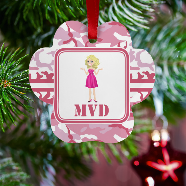 Custom Design - Metal Paw Ornament - Lifestyle