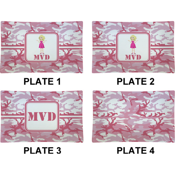 Custom Design - Set of Rectangular Dinner Plates (Approval)