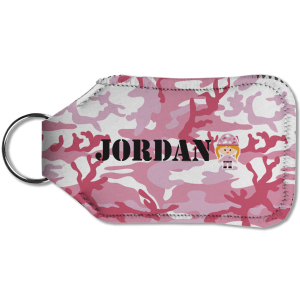 Custom Design - Sanitizer Holder Keychain - Small (Back)