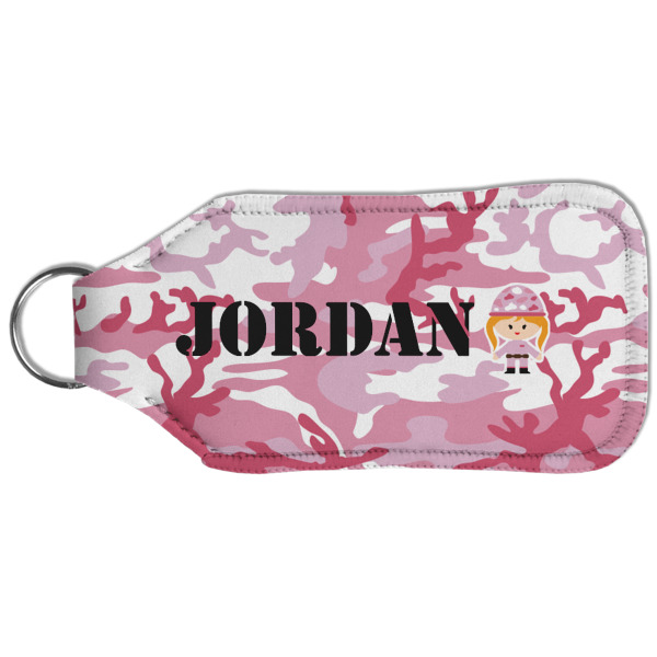 Custom Design - Sanitizer Holder Keychain - Large (Back)