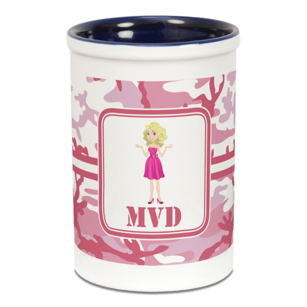 Custom Design - Pencil Holder - Blue